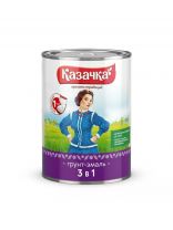 Грунт-эмаль Казачка, по ржавчине, алкидная, зеленая, 0.9 кг