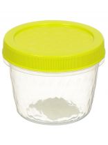 Контейнер пищевой пластик, 0.55 л, 11х11х8.5 см, в ассортименте, круглый, Idea, Ролл, М 1473