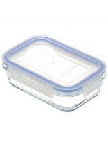 Контейнер пищевой жаропрочное стекло, 0.4 л, 13.6х10.6х5 см, прямоугольный, Горница, Кон2040К