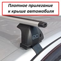 Багажник на крышу Volkswagen Polo 2020-..., ЕД, аэродинамические дуги