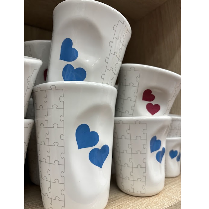 Чашка кофейная сердечки большая 300 мл, Top Moka, Tazzina grande cuori