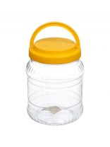 Бидон пластик, 1.5 л, с ручкой, в ассортименте, Альтернатива, М896