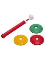 Крышка пластик, вакуумная, 9 шт, с насосом, в ассортименте, ВАКС-82БМ