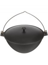 Казан чугун, 4 л, ПЛЧ-3-40-26-65-7, с крышкой, с дужкой, Камская посуда, к41д