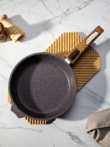 Сковорода литой алюминий, 22 см, антипригарное покрытие, Мечта, Premium violet, съемная ручка, 022904