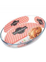 Форма для запекания стекло, 27х39х7 см, 4 л, овальная, O Cuisine, 347BC00/1044