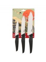 Набор ножей 3 предмета, 14.5 см, 12 см, 9.5 см, керамика, рукоятка пластик, Apollo, Genio Yamato, YMT-003