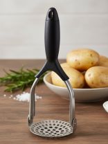 Картофелемялка нержавеющая сталь, 27х9.5 см, складная, навеска, Daniks, PKG-012