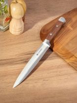 Нож кухонный Daniks, Confidence, разделочный, нержавеющая сталь, 20 см, рукоятка дерево, S-K43304-03