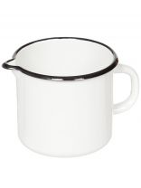 Кружка сталь, эмалированное покрытие, 1 л, с носиком, Керченский металлургический завод, 40104-072, в ассортименте