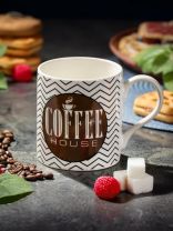 Кружка керамика, 350 мл, Кофейная фантазия, Y6-10183/B060066, в ассортименте