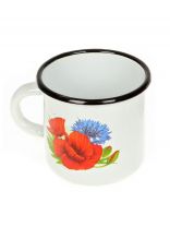 Кружка сталь, эмалированное покрытие, 250 мл, Керченский металлургический завод, 40104-022/4, в ассортименте