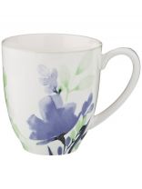 Кружка фарфор, 400 мл, Aquarelle, Bronco, 410-107, голубая