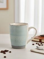 Кружка керамика, 360 мл, Mood, Domenik, DMD275, дымчато-голубая