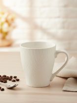 Кружка керамика, 430 мл, Торнадо, Daniks, Y4-11015, белая