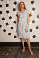 71 Ночная сорочка [синие цветы]