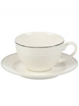 Чайная пара фарфор, 2 предмета, на 1 персону, 220 мл, Fioretta, Fiesta, TDS725, белая