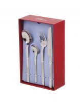 Набор столовых приборов нержавеющая сталь, 24 предмета, подарочная упаковка, Apollo, genio Ardeno, ARD-24