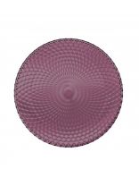 Тарелка десертная, стекло, 19 см, круглая, Idylle Lilac, Luminarc, A0011/Q1310, розовая