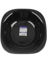 Тарелка обеденная, стеклокерамика, 26 см, квадратная, Carine Black, Luminarc, D2373/H3666/L9817, черная