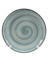 Тарелка десертная, керамика, 20 см, круглая, Аэрограф, МФК, MFK20422