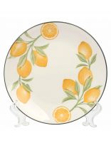 Тарелка десертная, фарфор, 20 см, Лимоны, МФК, MFK20540