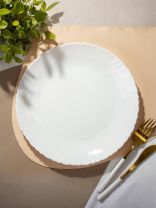 Тарелка обеденная, стеклокерамика, 24 см, круглая, Опал, LHP95