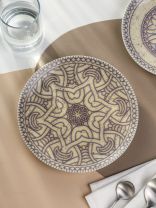 Тарелка десертная, фарфор, 20 см, круглая, Универсал Корица, Добрушский фарфоровый завод, 4С1281Ф34