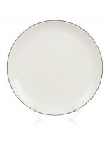 Тарелка обеденная, фарфор, 25 см, круглая, Fiesta, Fioretta, TDP720, белая
