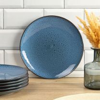 Тарелка обеденная, керамика, 6 шт, 27 см, круглая, Файруза, Daniks
