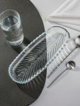 Блюдо стекло, овальное, 11х27.5х2 см, подарочная упаковка, Santa, Kaveh, PL1258GCL