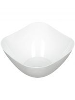 Салатник пластик, квадратный, 12.5х6.6 см, 0.5 л, Рондо, Berossi, ИК05201000, снежно-белый