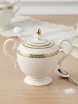 Сахарница 300 мл, фарфор, 9.5х15х11.5 см, Lefard, Праздничный, 115-380