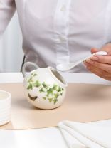 Солонка керамика, 170 мл, 10х8.5х9.5 см, Prima Collection, Дикий папоротник, PC79WF170/HC4018-C3