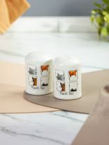 Набор для специй доломит, 2 шт, 5.6х5.6х8 см, Daniks, Cats