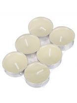 Свеча чайная круглая, 6 шт, греющая, 300373