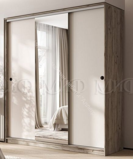 Шкаф-купе Альянс 1,5 м Сандал Светлый