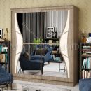 Шкаф-купе Элегант №1 2,0 м Ясень шимо тёмный