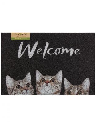 Коврик грязезащитный придверный, 60х90 см, LAPSHA, Dekorelle, 122205