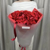 Букет из 5 красных французских роз