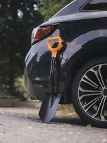 Лопата штыковая, сталь, 780х180 мм, черенок стальной, с рукояткой, Fiskars, Solid, 1066715