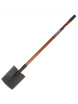 Лопата штыковая, сталь, 1.5х170х1200 мм, черенок дюралюминиевый, Kopper Tools, ФИ.093, дамская прямоугольная