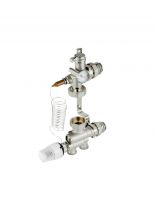 Насосно-смесительный узел для коллектора, 1"х1 1/2", (без насоса), РосТурПласт