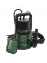 Насос дренажный, Oasis, 400 Вт, глубина погружения 8 м, максимальный напор 9 м, 10.2 м3/ч, 170/9