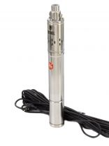 Насос скважинный, Denzel, 30 м, 500 Вт, диаметр 72 мм, глубина погружения 80 м, максимальный напор 75 м, 1.6 м3/ч, винтовой, диаметр 3", 1600 л/ч, DWS-3-75