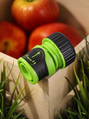 Коннектор для шланга 3/4", быстросъемный, с замком, Grandy, JS-3052