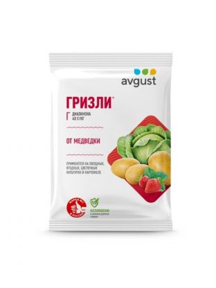Инсектицид Гризли, от медведки, гранулы, 100 г, Avgust