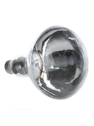 Лампочка накаливания E27, 250 Вт, 220 В, теплоизлучатель, зеркальная, Калашниково