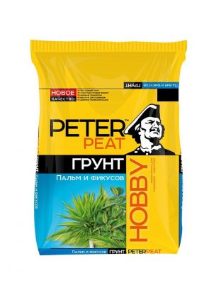 Грунт Hobby, для пальм и фикусов, 5 л, Peter Peat