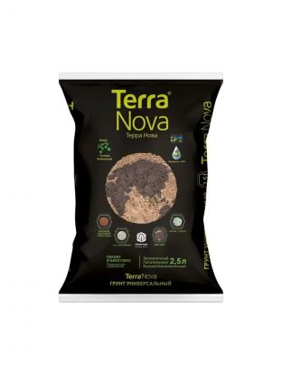 Грунт универсальный, с биогумусом и перлитом, 2.5 л, Terra Nova